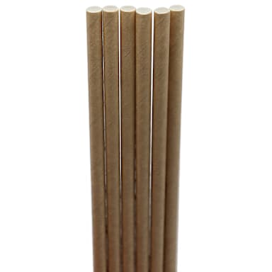 World Centric ST-PA-10-K FSC Kraft 10" Paper Straw - 6000 / CS