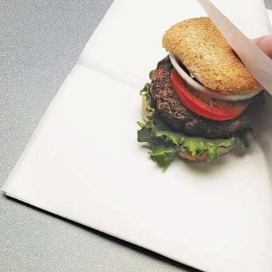 White Grease Resistant 12" x 12" Food Wrap - 5000 / CS