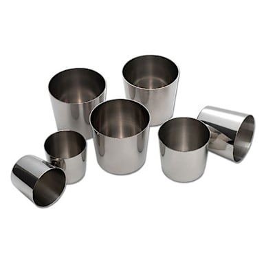 Matfer Bourgeat 342478 S/S 6 Ounce Baba Mold - 6 / PK