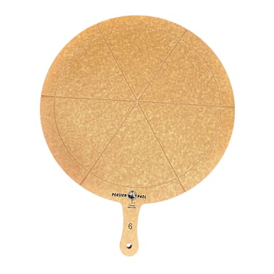 Nuova Vita C1SRD20D6 6-Slice 17" Portion PadL Pizza Cutting Board