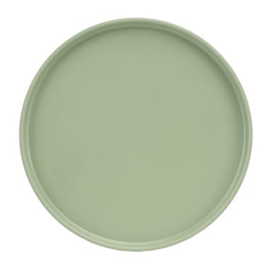Cal-Mil 22026-6-107 Hudson Matcha Green 6" Low Rim Plate - 6 / CS