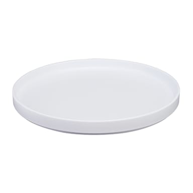Cal-Mil 22026-10-15 Hudson White 10.25" Low Rim Plate - 6 / CS