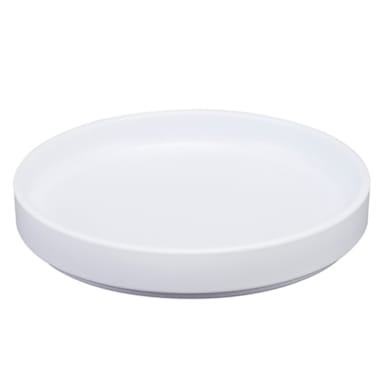 Cal-Mil 22026-6-15 Hudson White 6" Low Rim Plate - 6 / CS