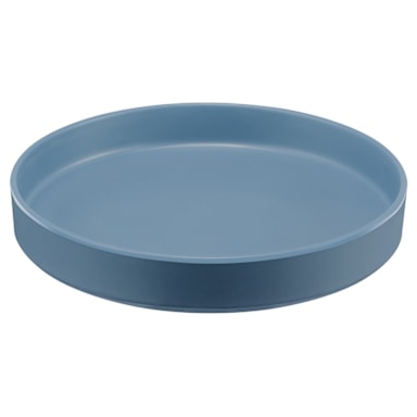 Cal-Mil 22017-10-111 Hudson Stone Blue 10" Melamine Plate  - 6 / CS