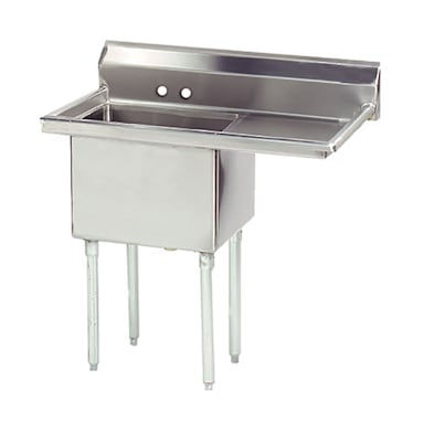Advance Tabco FE-1-1620-18R-X 16 x 20 x 12" 1-Compartment Sink