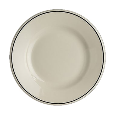 Homer Laughlin HL2031743 Black Line 7-1/8" Plate