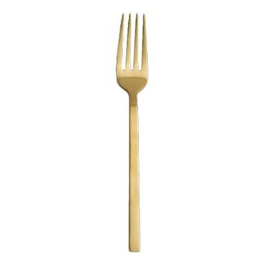 Varick 5717GP023 Lissome Gold 7-5/16" Salad/Dessert Fork - Dozen