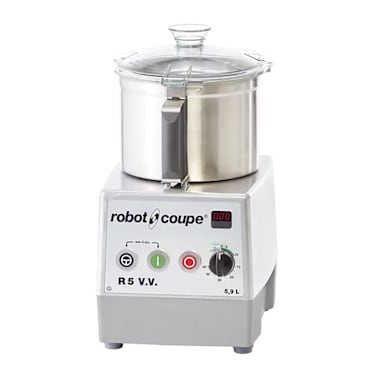 Robot Coupe R5VV 5.9L Bowl Cutter Mixer with Stainless Steel Bowl