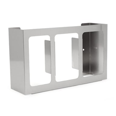 John Boos DS-3-X S/S 15.125 x 4.5 x 9.125" Glove Box Dispenser