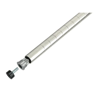 Winco VC-63P Chrome Plated 63" Shelf Post