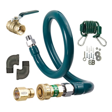 Krowne Metal M7536K 218K Btu 3/4 x 36" Gas Hose Connection Kit