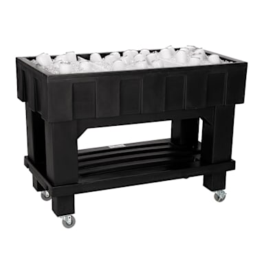 Iowa Rotocast 3151231 Black Texas Icer Portable Beverage Cooler