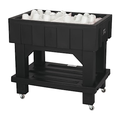 Iowa Rotocast 3151250 Black Texas Icer Jr Portable Beverage Cooler