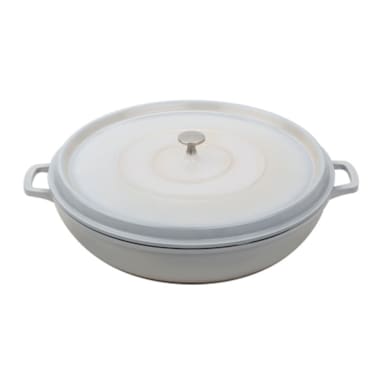 G.E.T. CA-005-AWH/BK/CC Antique White Heiss Round 3 Quart Braiser