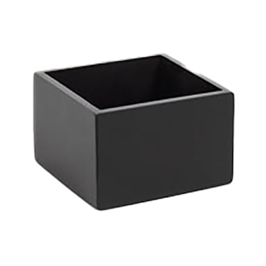 FOH BHO138BKB23 Black Bamboo 3.75 In Square Napkin Holder