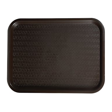 Winco FFT-1418B Brown 14" x 18" Fast Food Tray