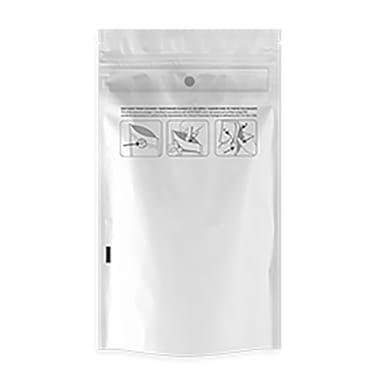 Dymapak SC-400712WHT 4 x 7.12" Child Resistant Pouch - 1000 / CS