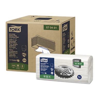 Tork 570481 White Heavy Duty 14 x 16" Wiper