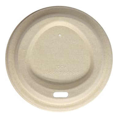 World Centric CUL-FB-12GN-LF Fiber Lid f/ 10-20 Ounce Hot Cups - 1000 / CS