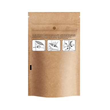 Dymapak SC-362586KRA Kraft 3.6 x 5.9 Child Resistant Pouch - 1000 / CS