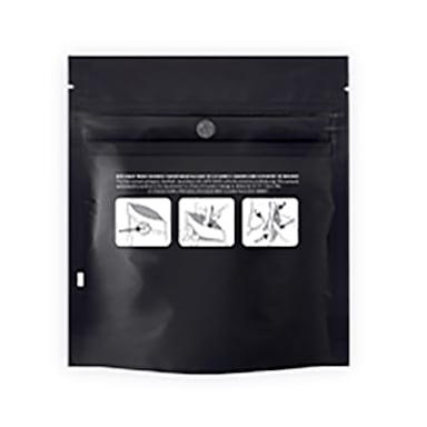 Dymapak SC-450498BLK 4.5 x 4.98 Child Resistant Pouch - 1000 / CS