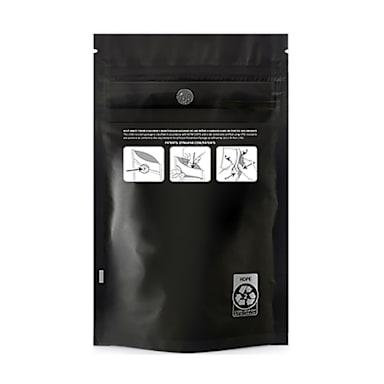 Dymapak SC-400712BLK 4 x 7.12 Child Resistant Pouch - 1000 / CS