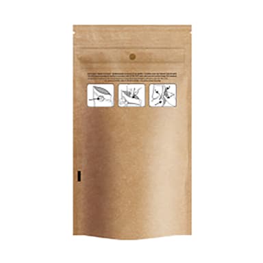 Dymapak SC-400712KRA Kraft 4 x 7.12 Child Resistant Pouch - 1000 / CS