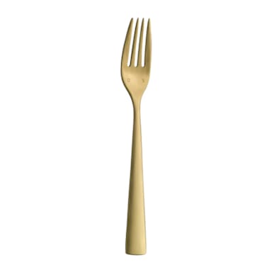Hepp 59.0053.9187 Accent Gold 7" Dessert Fork - Dozen