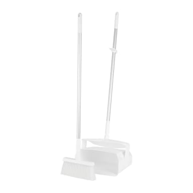 Remco 62505 White Lobby Dustpan with Lobby Broom