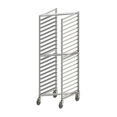 Winco ALZK-20BK Aluminum 20-Pan Nesting Sheet Pan Rack