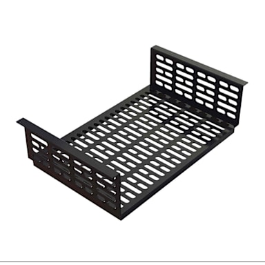 TableCraft CW1080BK Black Cast Aluminum 12 x 21 x 5 Drop In Template