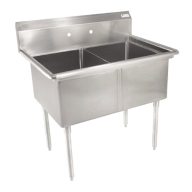 John Boos E2S8-18-12 S/S E2S8 E-Series 2-Compartment Sink