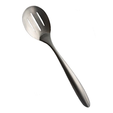 Bon Chef 9464T Antique 9-3/4" Slotted Serving Spoon