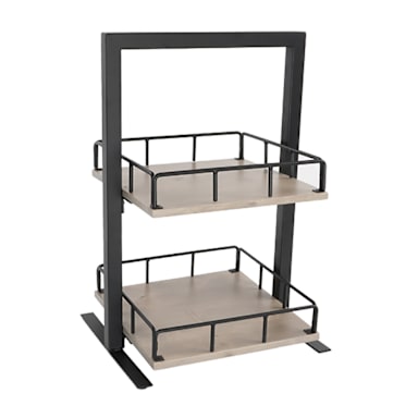 Cal-Mil 3494-2-110 Aspen 2 Tier Merchandiser
