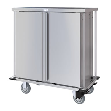 Carlisle DXPTQC1T2D14 Enclosed 2-Comp 2-Door Meal Delivery Cart