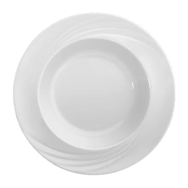 Schonwald 9181823 Donna White Deep Rim 9" Bowl - 6 / CS