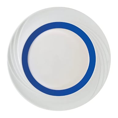 Schonwald 9181826-62971 Donna Wht 10.25 In Plate w/ Blue Band - 6 / CS