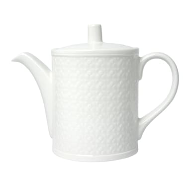 Steelite 1403X0140 White Bead Accent 16 Ounce Beverage Pot - 6 / CS