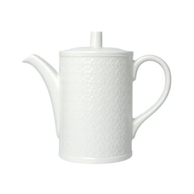 Steelite 1403X0139 White Bead Accent 21 Ounce Beverage Pot - 6 / CS