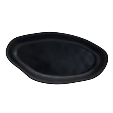 Delfin 7000DD003 Marisol Black 2.75 Quart Antipasto Bowl - 6 / CS