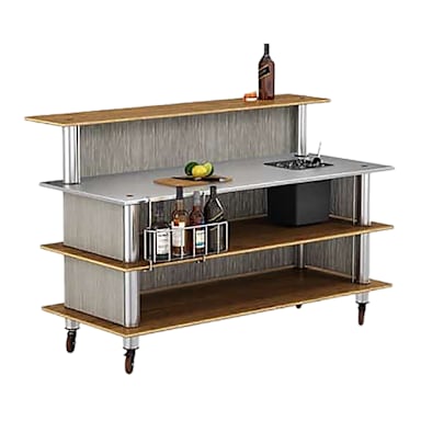 Steelite MGCMLC05WSXW 4 Tier 71 x 40 x 47.5" Pro Bar Station