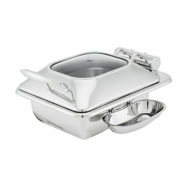 Walco WLWI35UGT Idol 4 Quart Chafer Body with Glass Top Lid