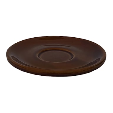 Diversified Ceramics DC130-CHB Brown 5" Barista Saucer