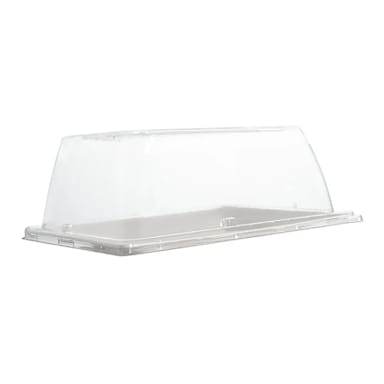 Fineline Setting 42RCL75 Clear 7.5 x 5.5 Dome Lid with Vent