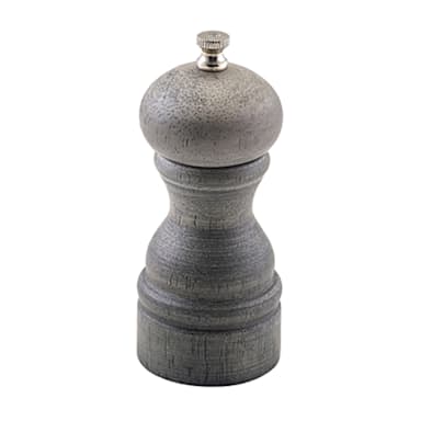 Grey Wood 5-1/8" Salt/Pepper Grinder