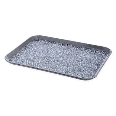 Dinex DXSMC1520NSM23 Glasteel Gray 20 x 15" Patient Tray