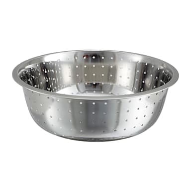 Winco CCOD-13L Stainless Steel 13" Chinese Colander