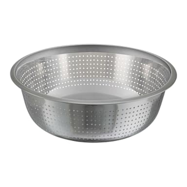 Winco CCOD-15S Stainless Steel 15" Chinese Colander