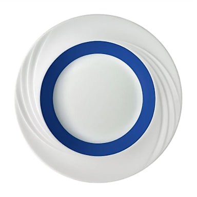 Schonwald 9181823-62971 Donna White 9 In. Bowl w/ Blue Band - 6 / CS