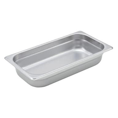 Winco SPJH-302 S/S 1/3 Size x 2.5"D Hotel Pan